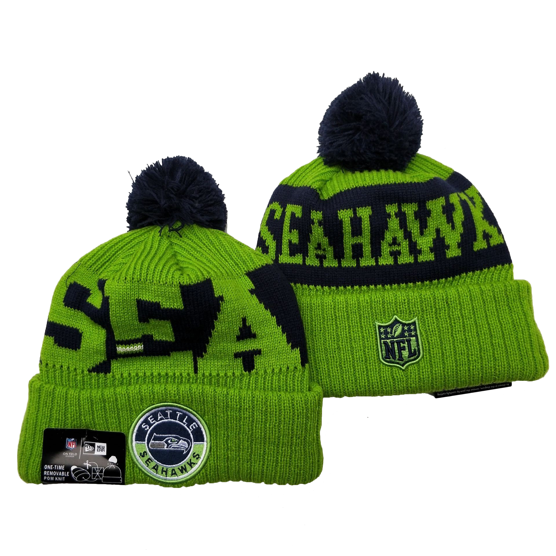 Seattle Seahawks Knit Hats 086